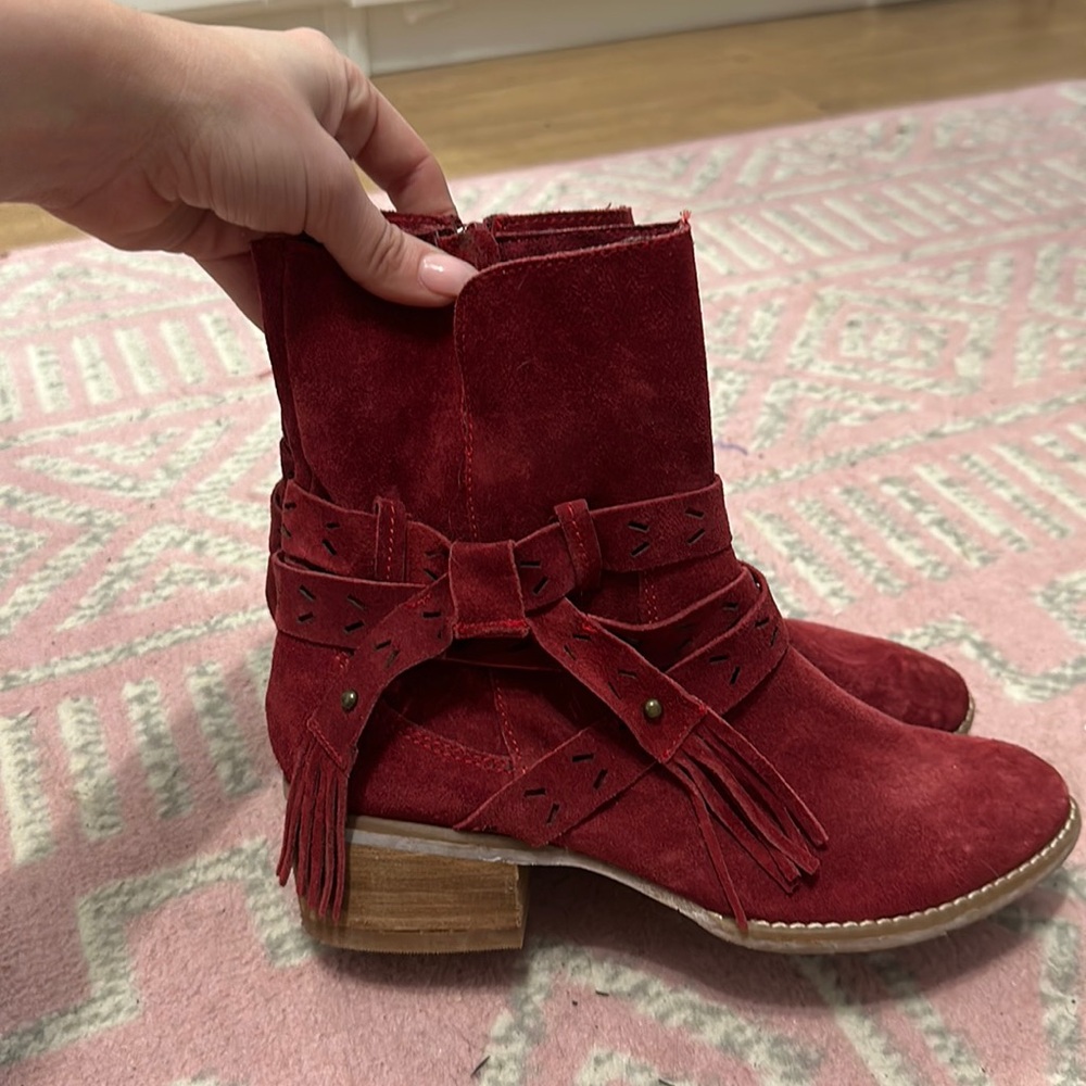 Red booties